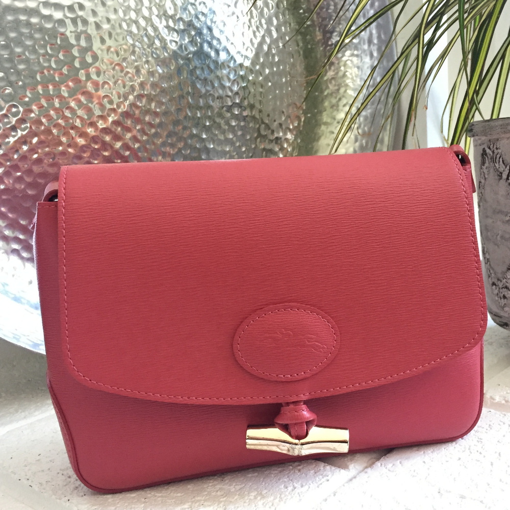 Roseau Leather Crossbody Purse